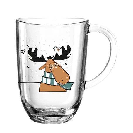 Tasse Silenzio Elch Glas 380 ml