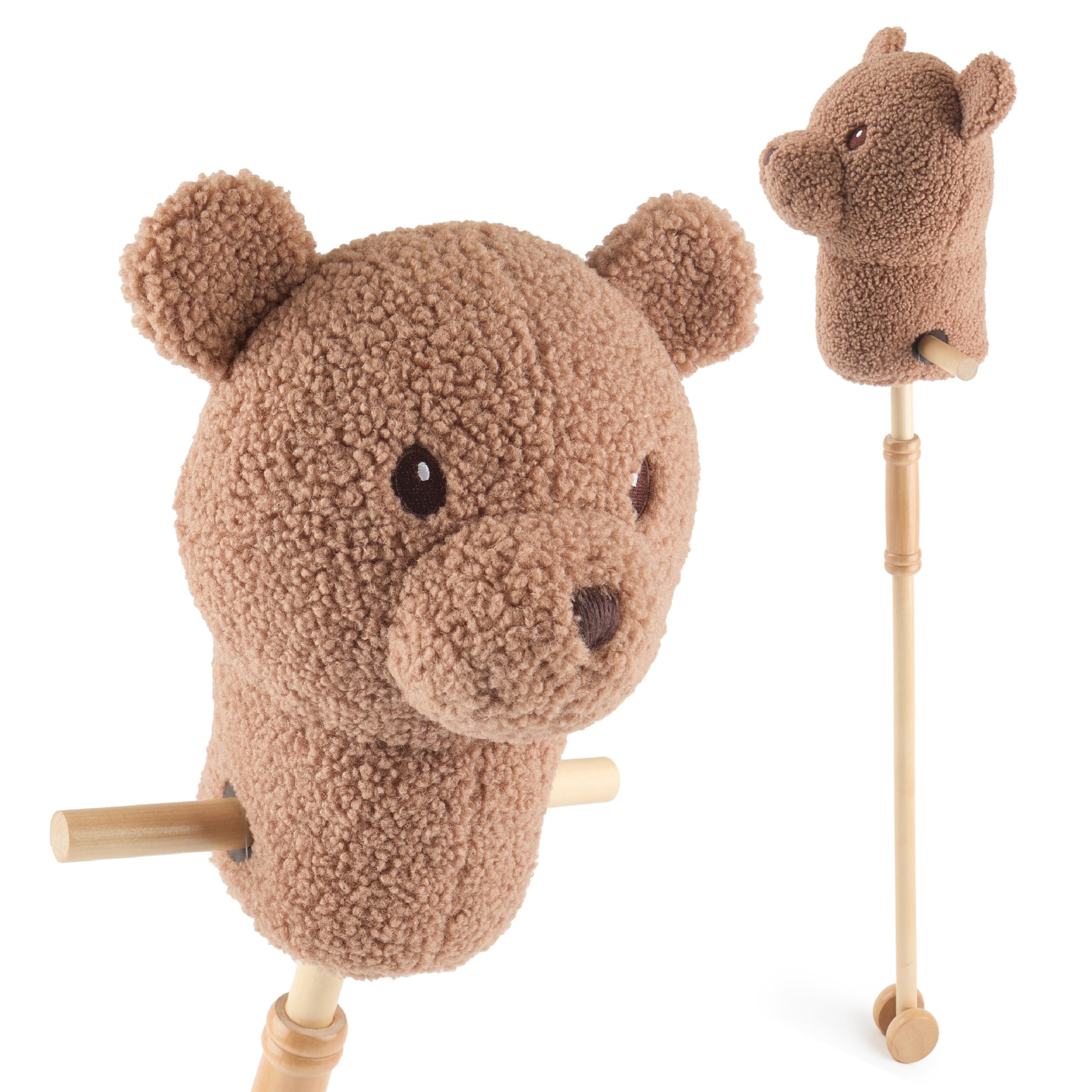 Orso animale plug-in in polistirolo poliestere marrone