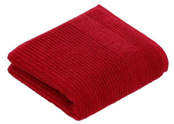Handtuch TOMORROW rot Frottee