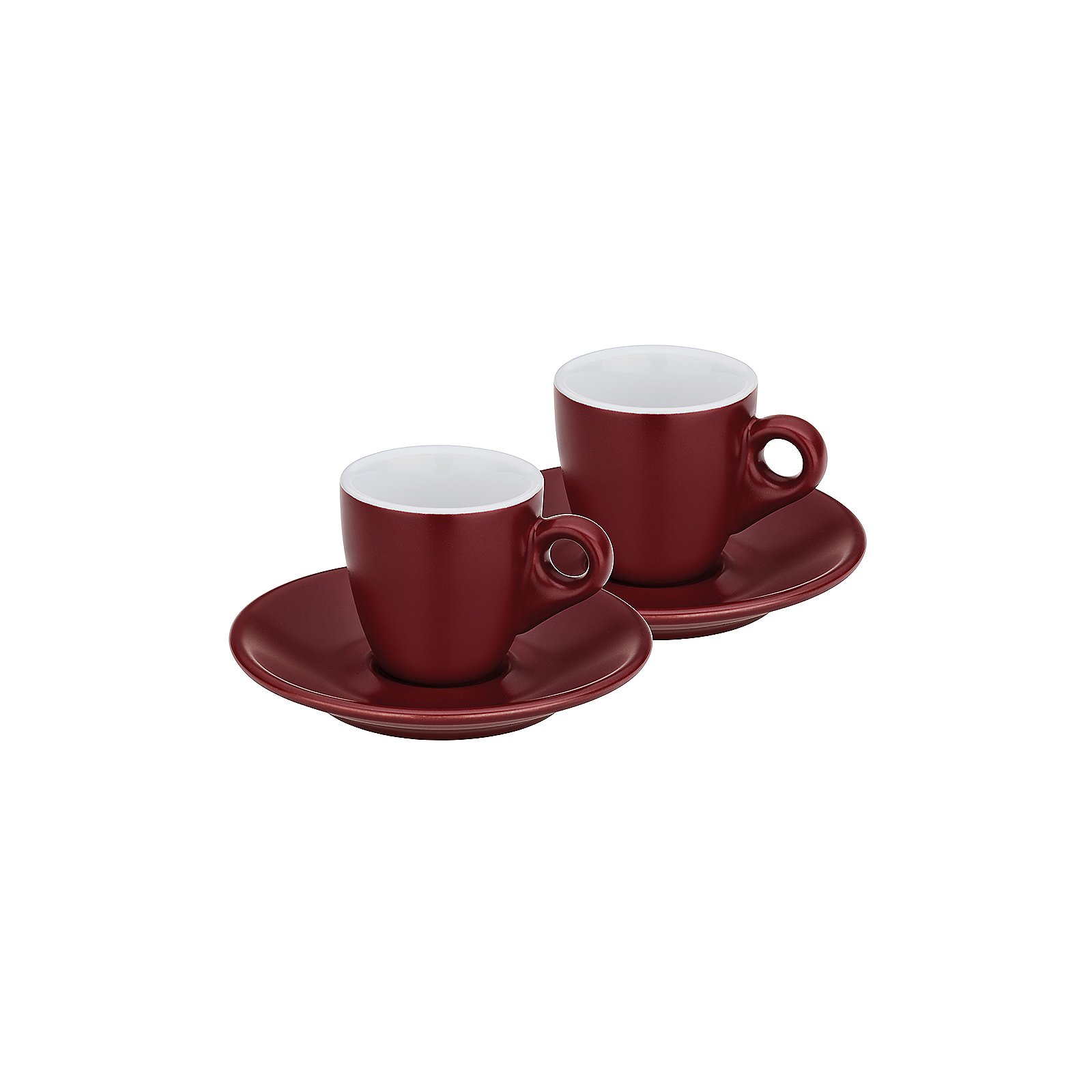 Espresso-Set MATTIA rot H6,5/D12cm  5ml Keramik