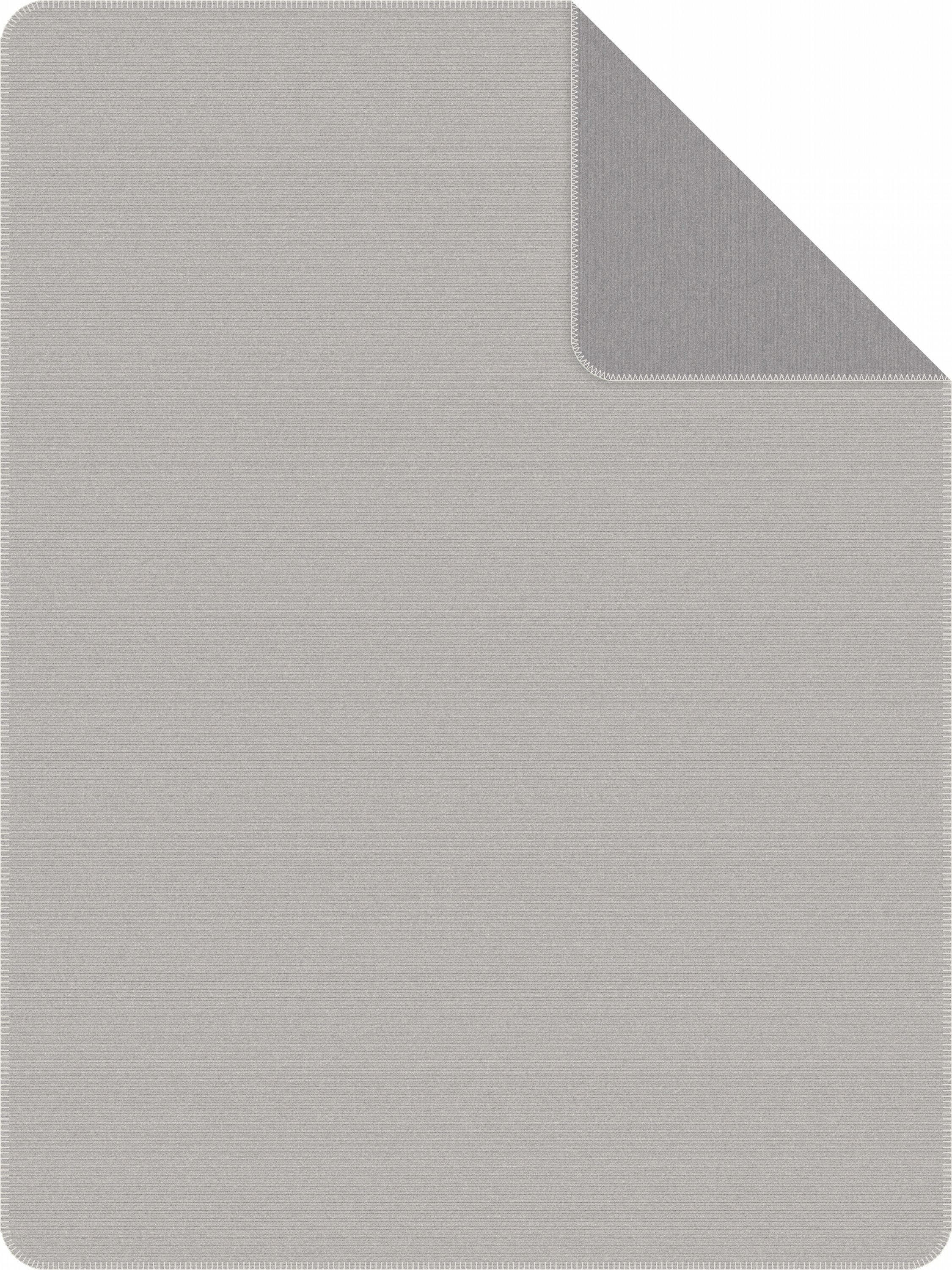 Wohndecke Roomio No. 9413 hellgrau Baumwolle Polyacryl Polyester