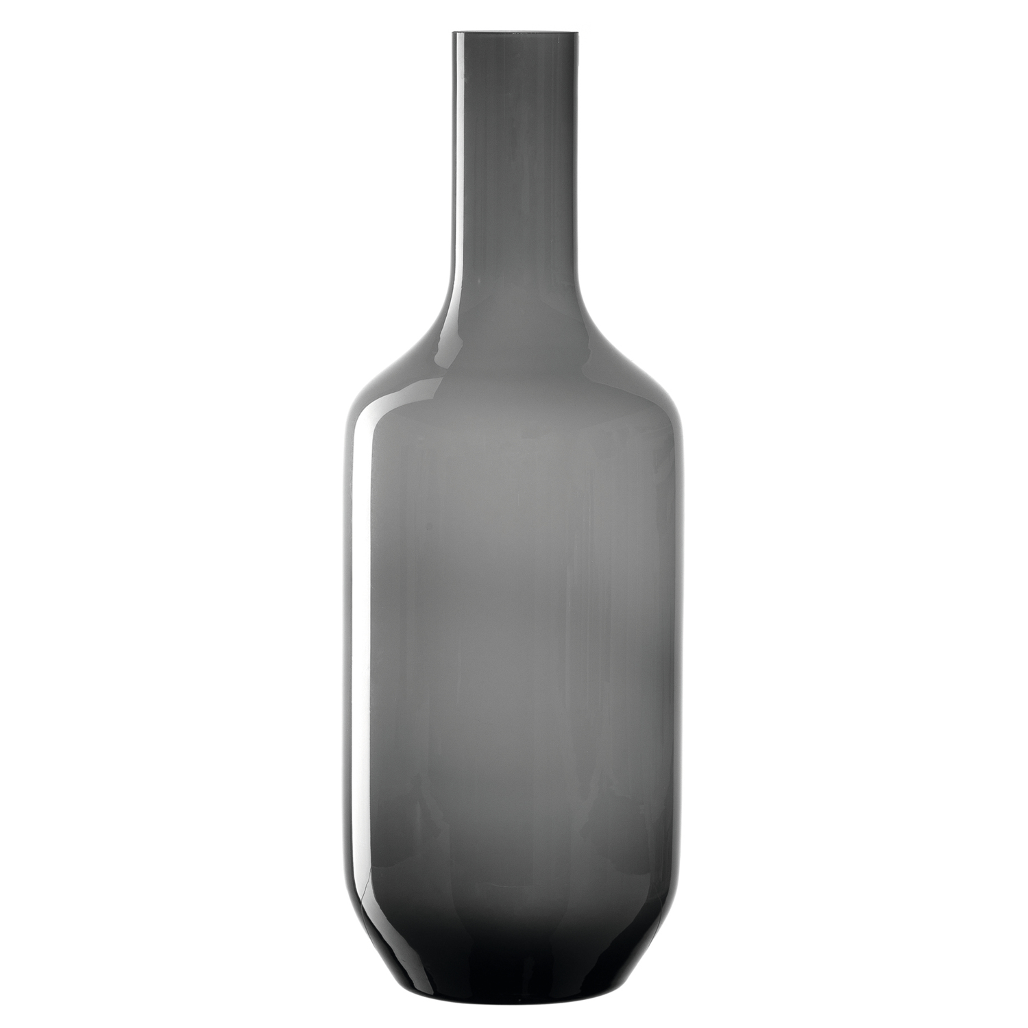 Vaso MILANO grigio a forma di bottiglia