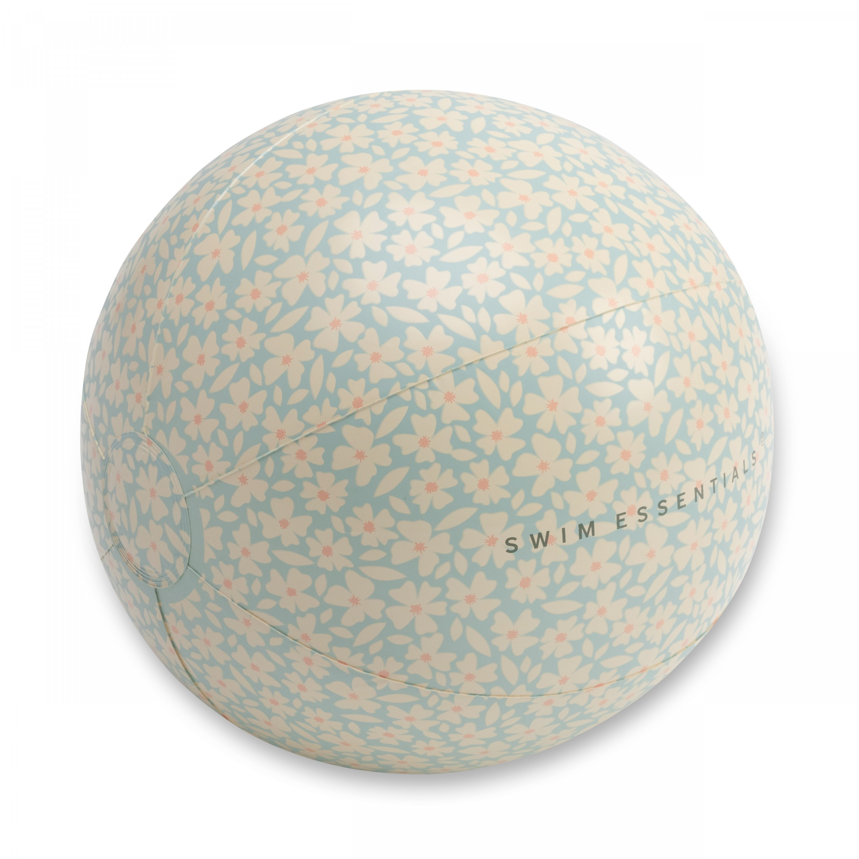 Strandball Green Flowers grün PVC