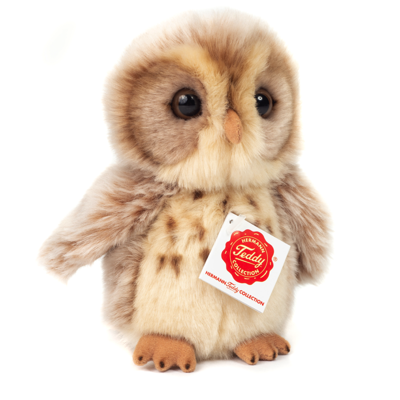 Kuscheltier Eule Hermann Teddy Original braun Acryl Polyester