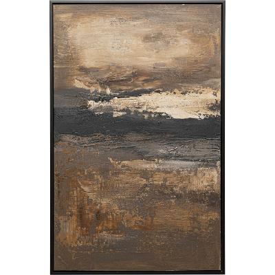 Leinwandbild Dusty grau Baumwolle Acryl Holz