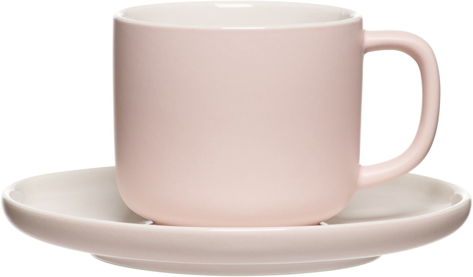 Obertasse STANDARD Rosa Steinzeug