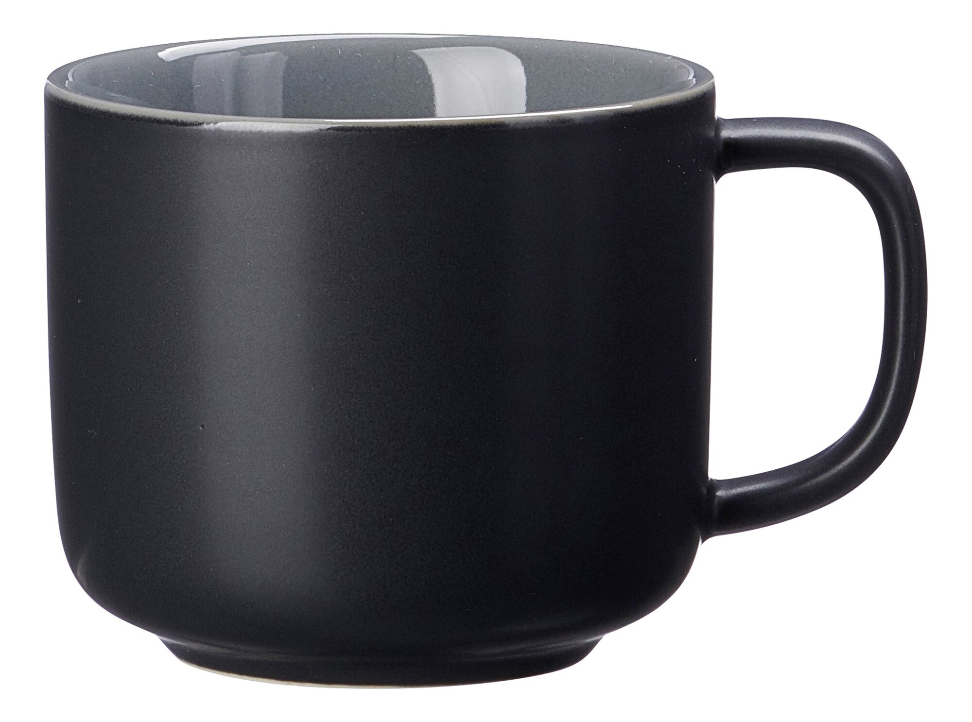 Obertasse STANDARD Schwarz Steinzeug