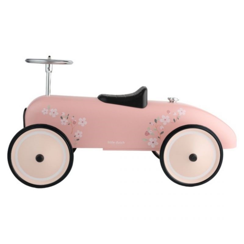 Laufauto Little Dutch Retro rosa Aluminium