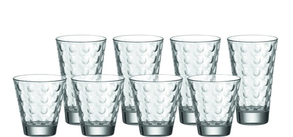 Trinkglas-Set PUNTO klar konisch 8-tlg.