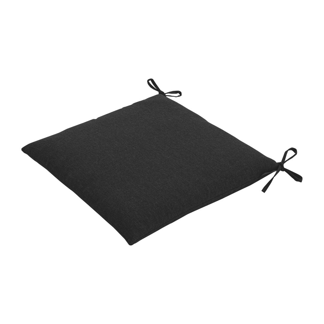 Outdoor Sitzkissen Nature schwarz Stoff