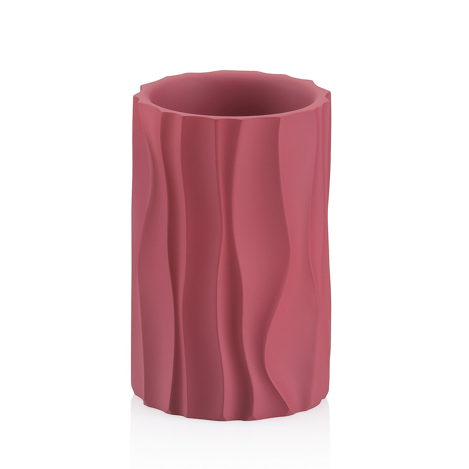 Becher Merida himbeerrot Polyresin