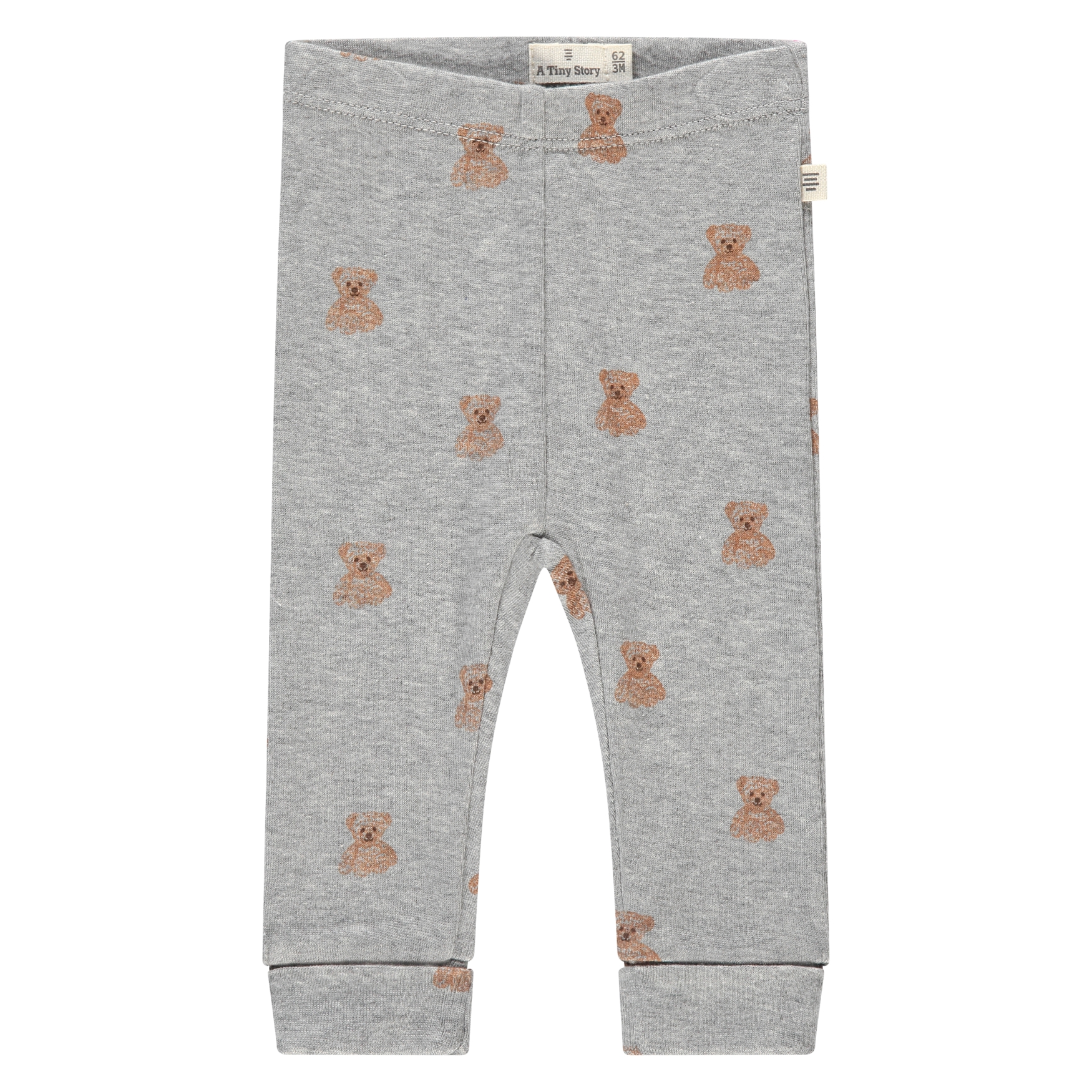 Pantaloni Baby A Tiny Story grigio cotone modal spandex