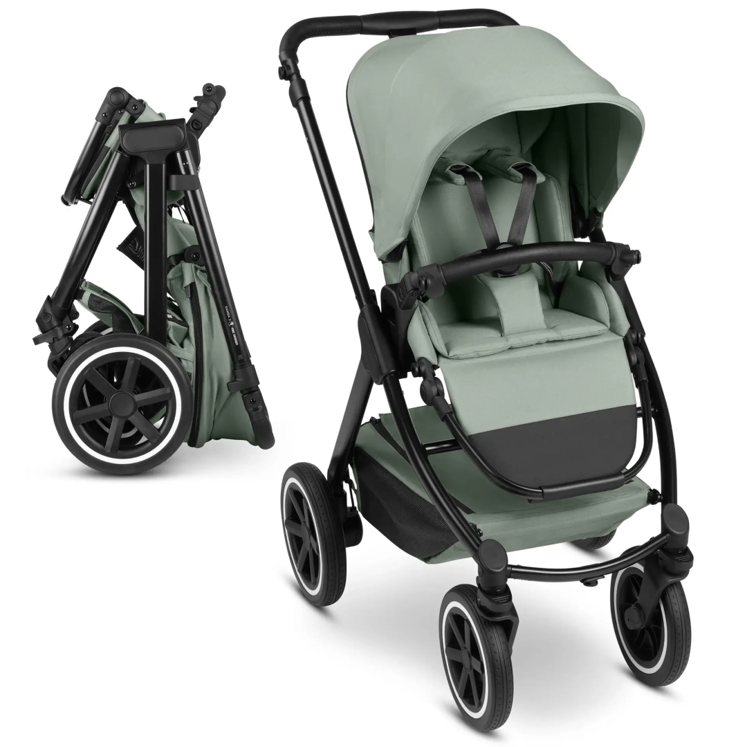 Carrozzina Samba 2 verde alluminio poliestere