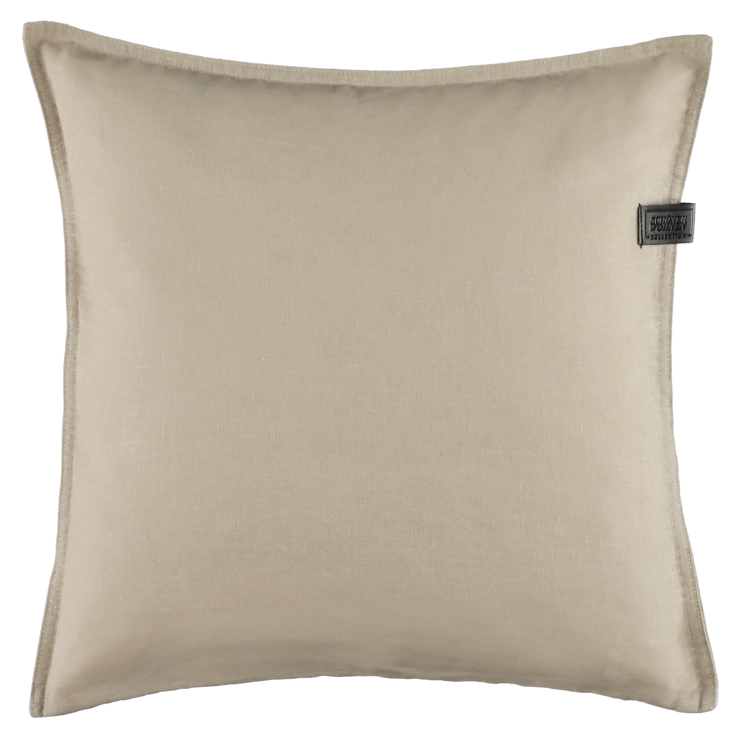 Zierkissenhülle Play beige Baumwolle Leinen