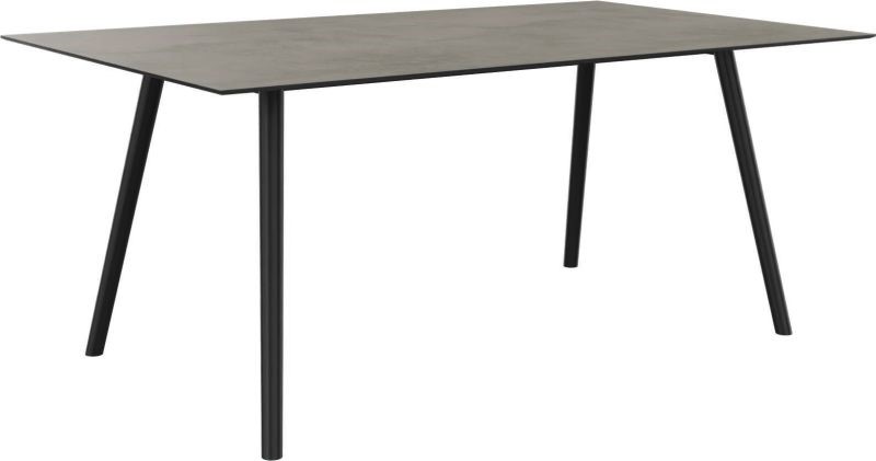Outdoor Tisch Interno grau Aluminium