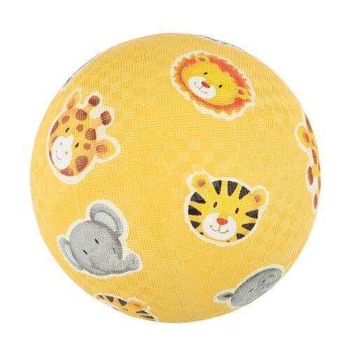 Kautschukball  Zoo gelb