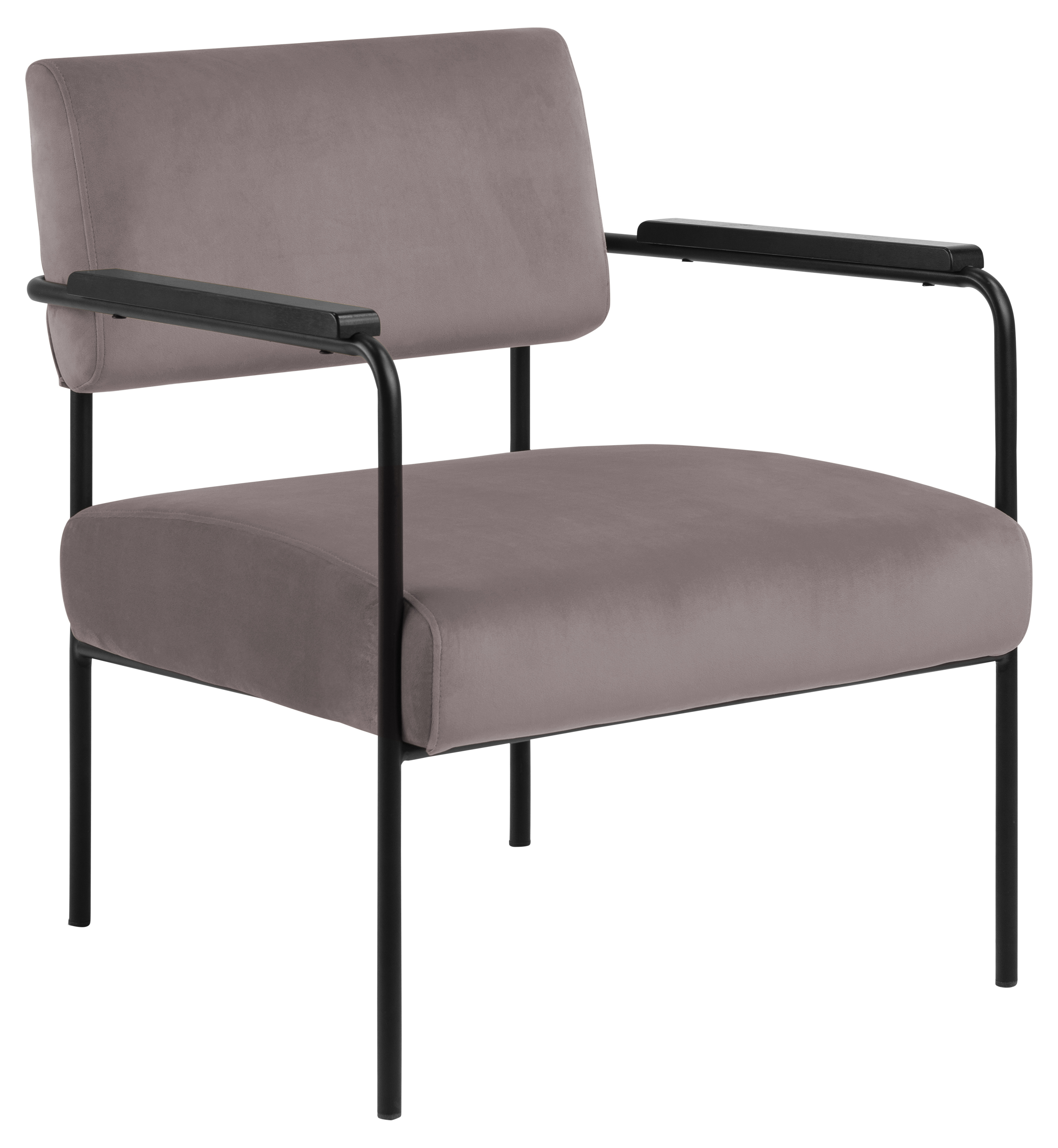 Loungestuhl Cloe rosa Stoff