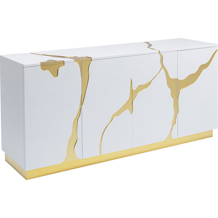 Sideboard CRACKED gold