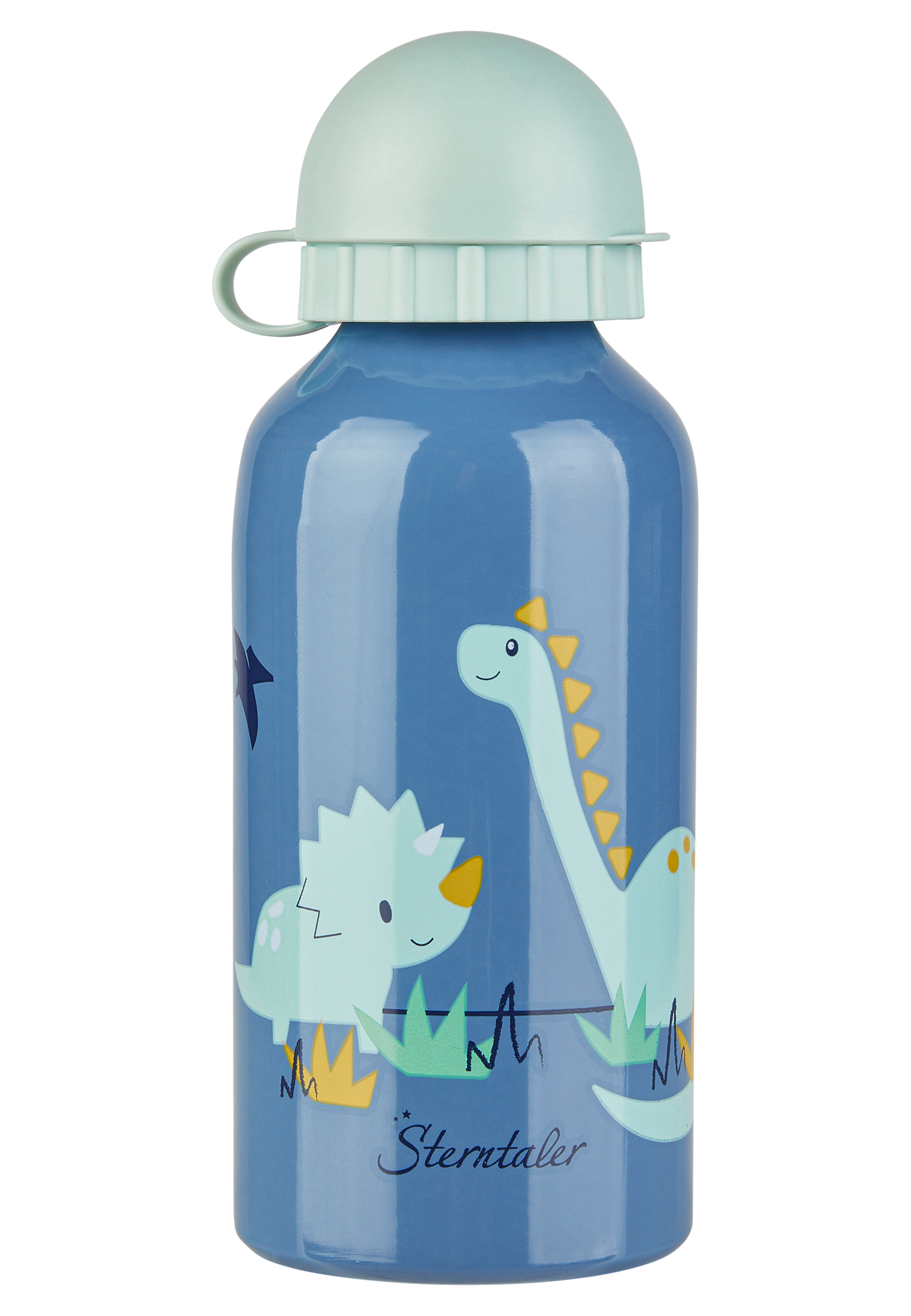 Trinkflasche DINO mittelblau Unisex