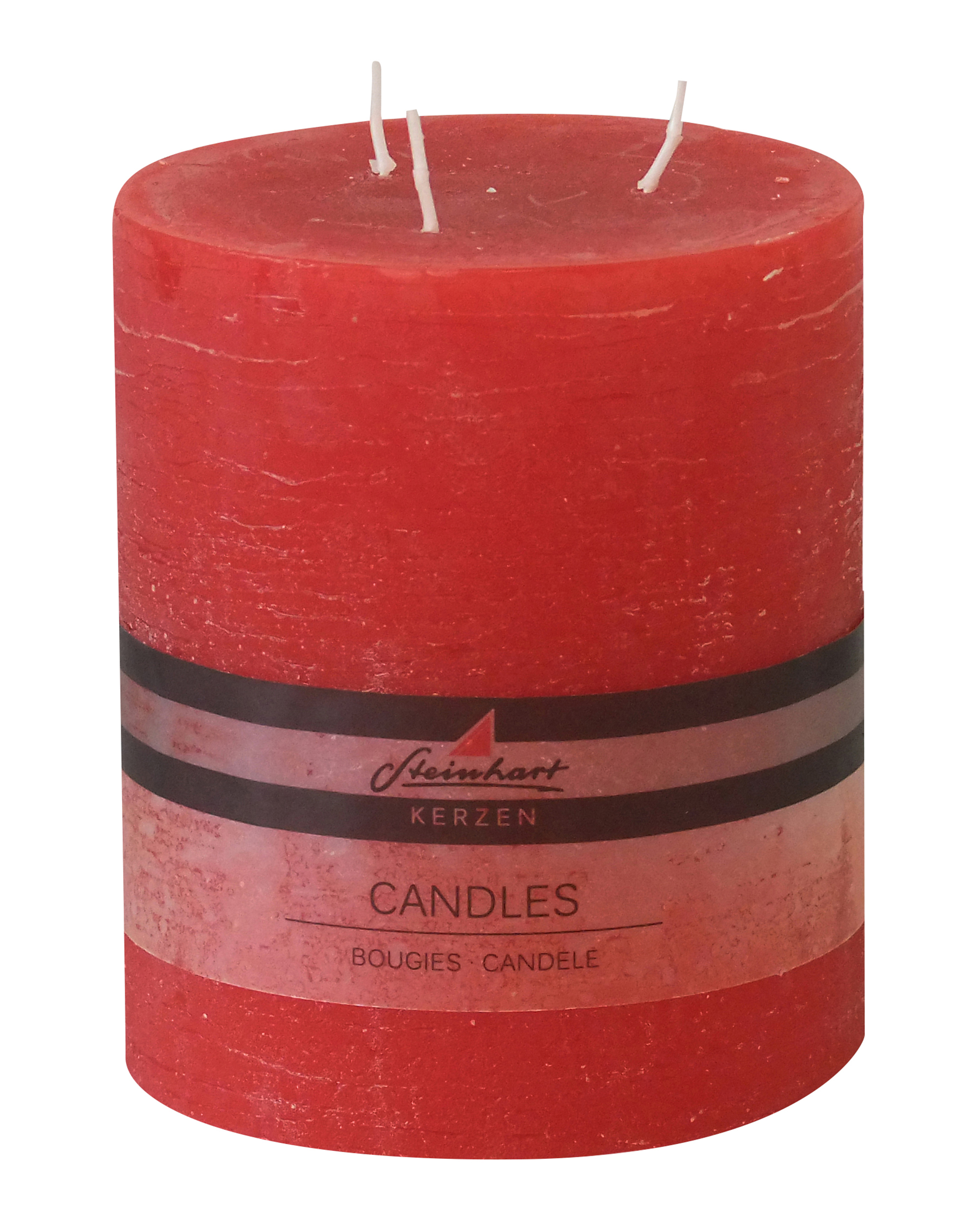Candela brina di cera rossa