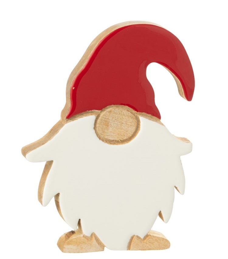 Weihnachtsmann bunt Holz