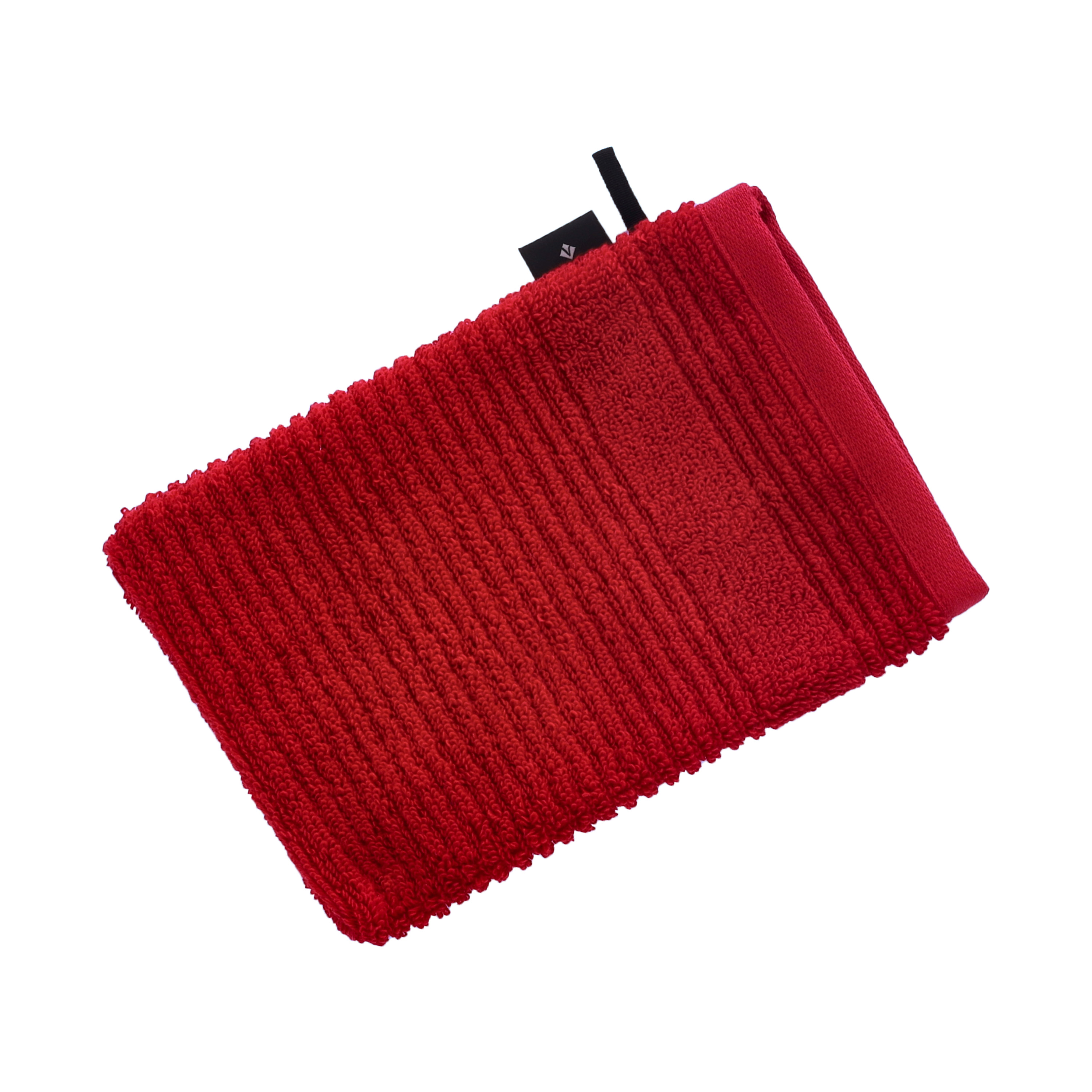 Waschhandschuh TOMORROW rot  22 x 16