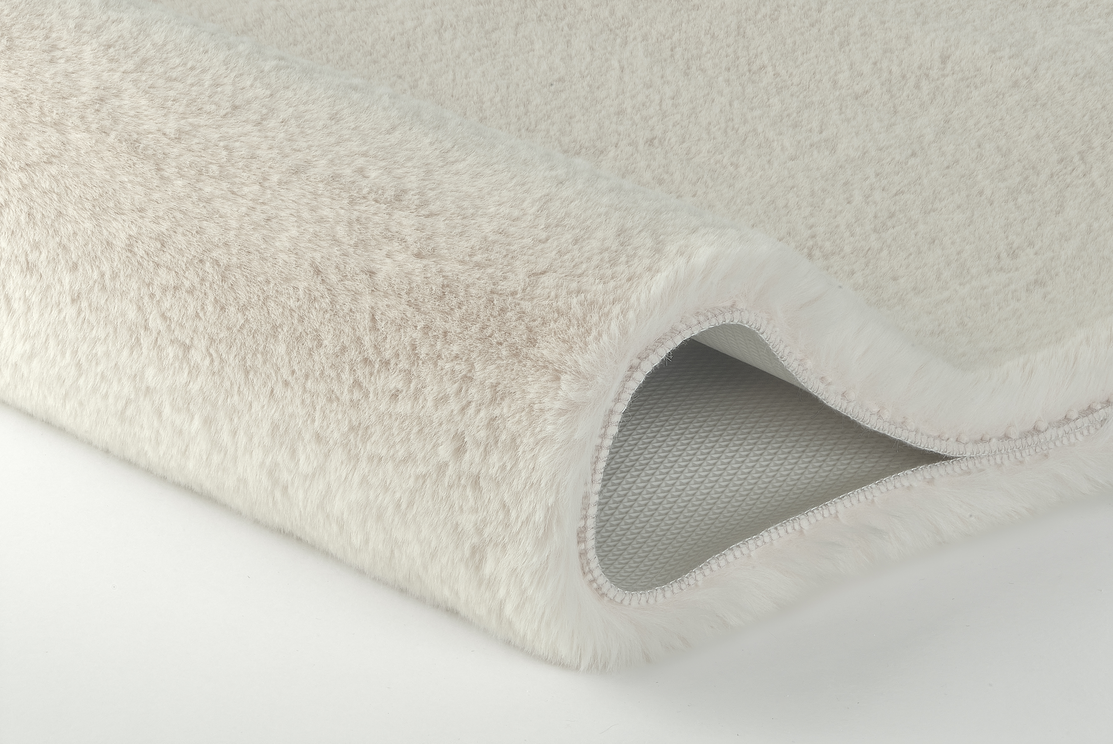 Tappeto da bagno Cony in poliestere beige