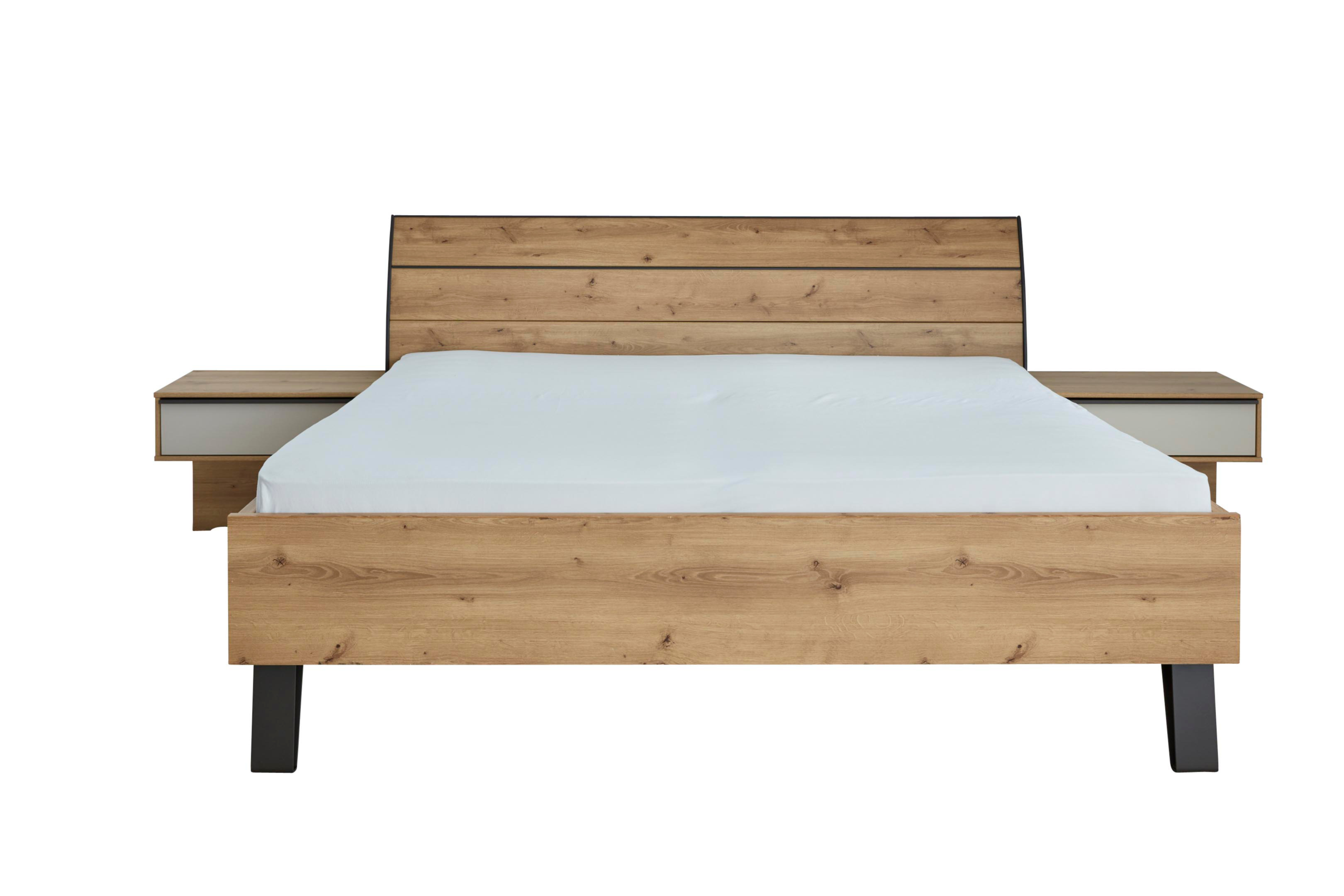 Bett Interliving 1205-4000 braun Eiche