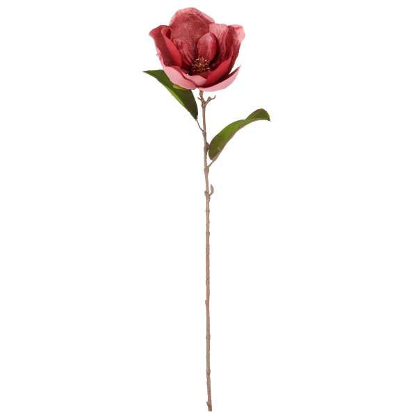 Kunstpflanze Magnolienzweig Gasper pink Kunststoff