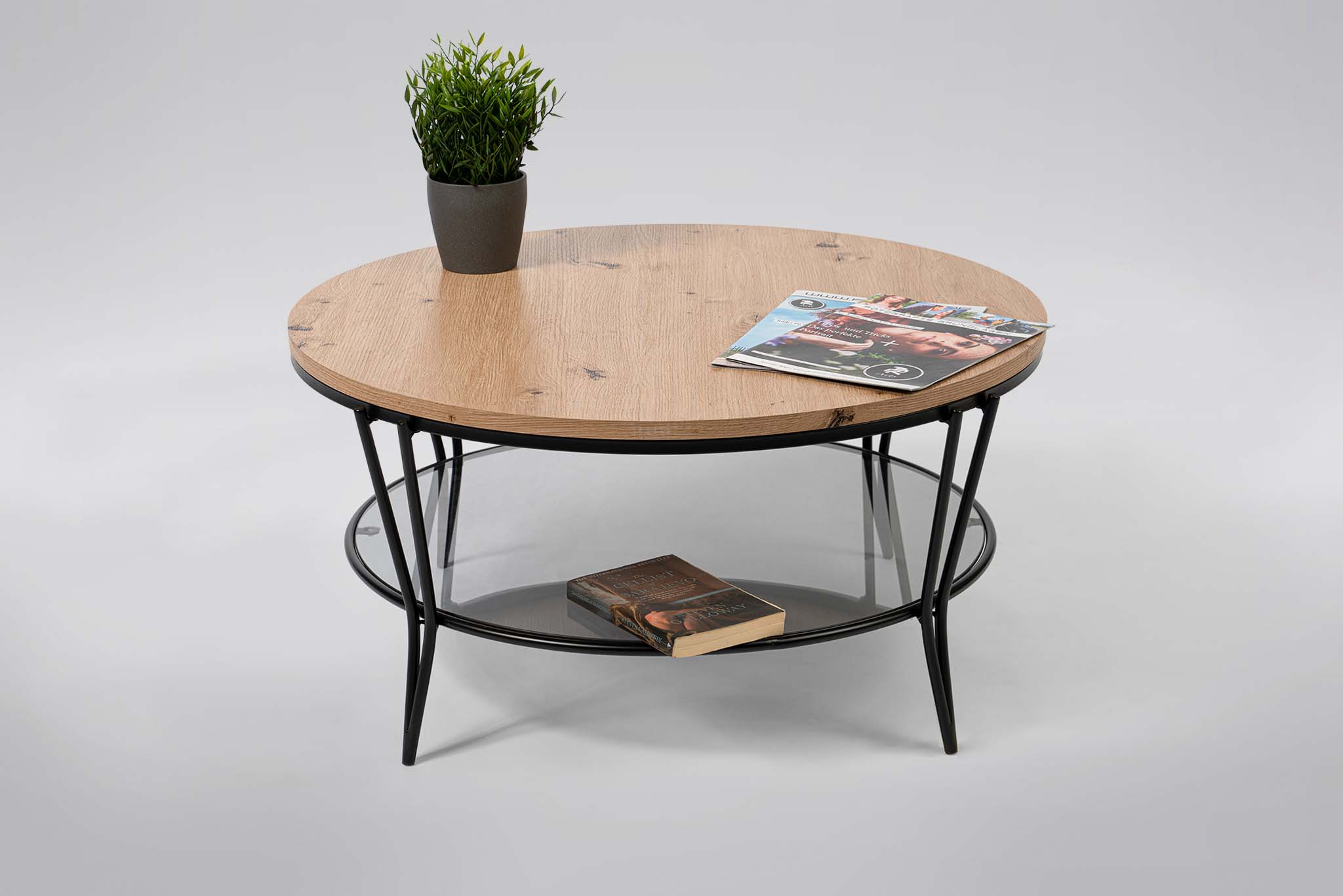 Couchtisch Florenz 2 schwarz Metall