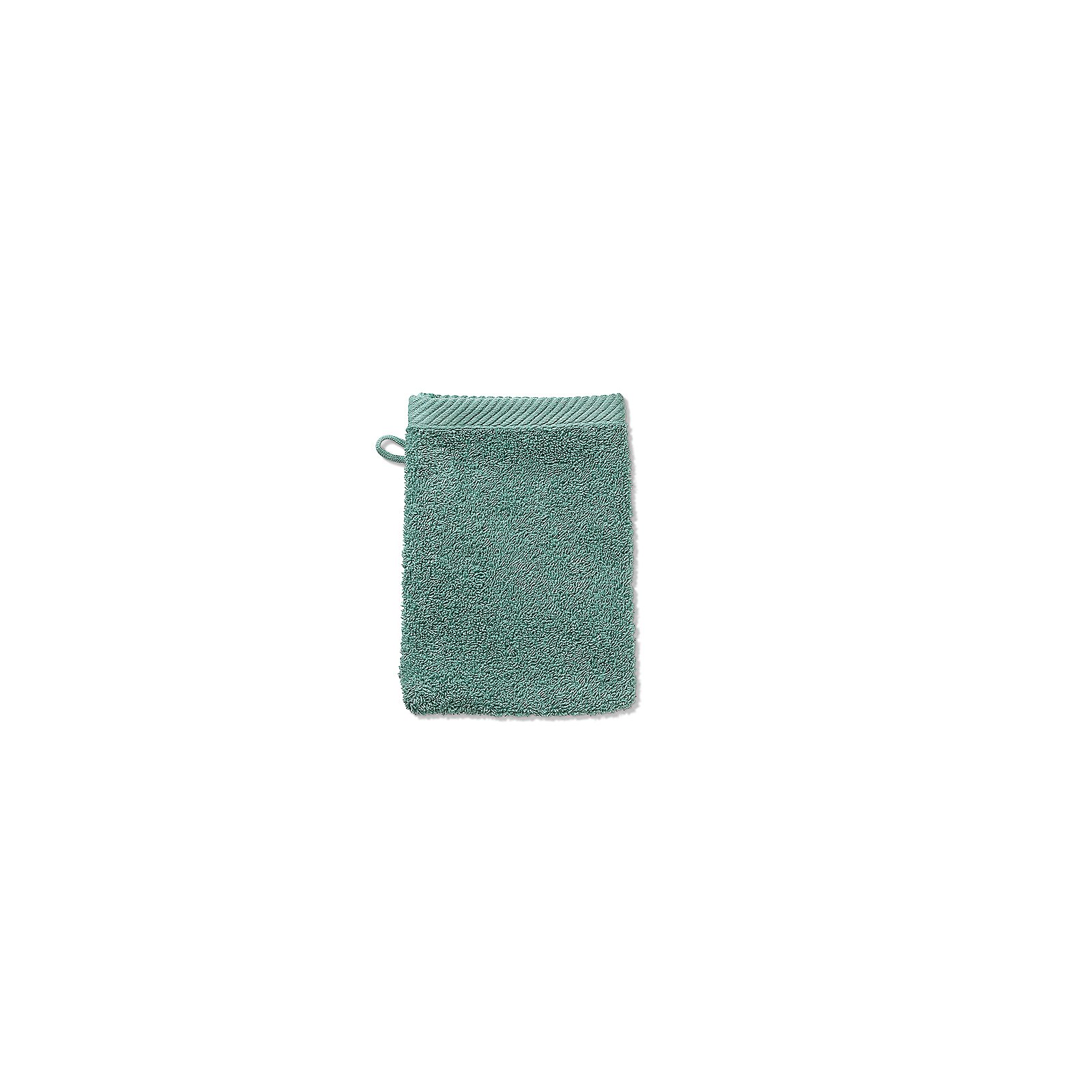 Waschhandschuh Ladessa jadegrün 100% Baumwolle