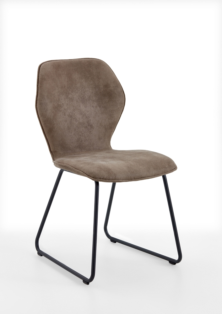 Stuhl 1691 grau Microfaser