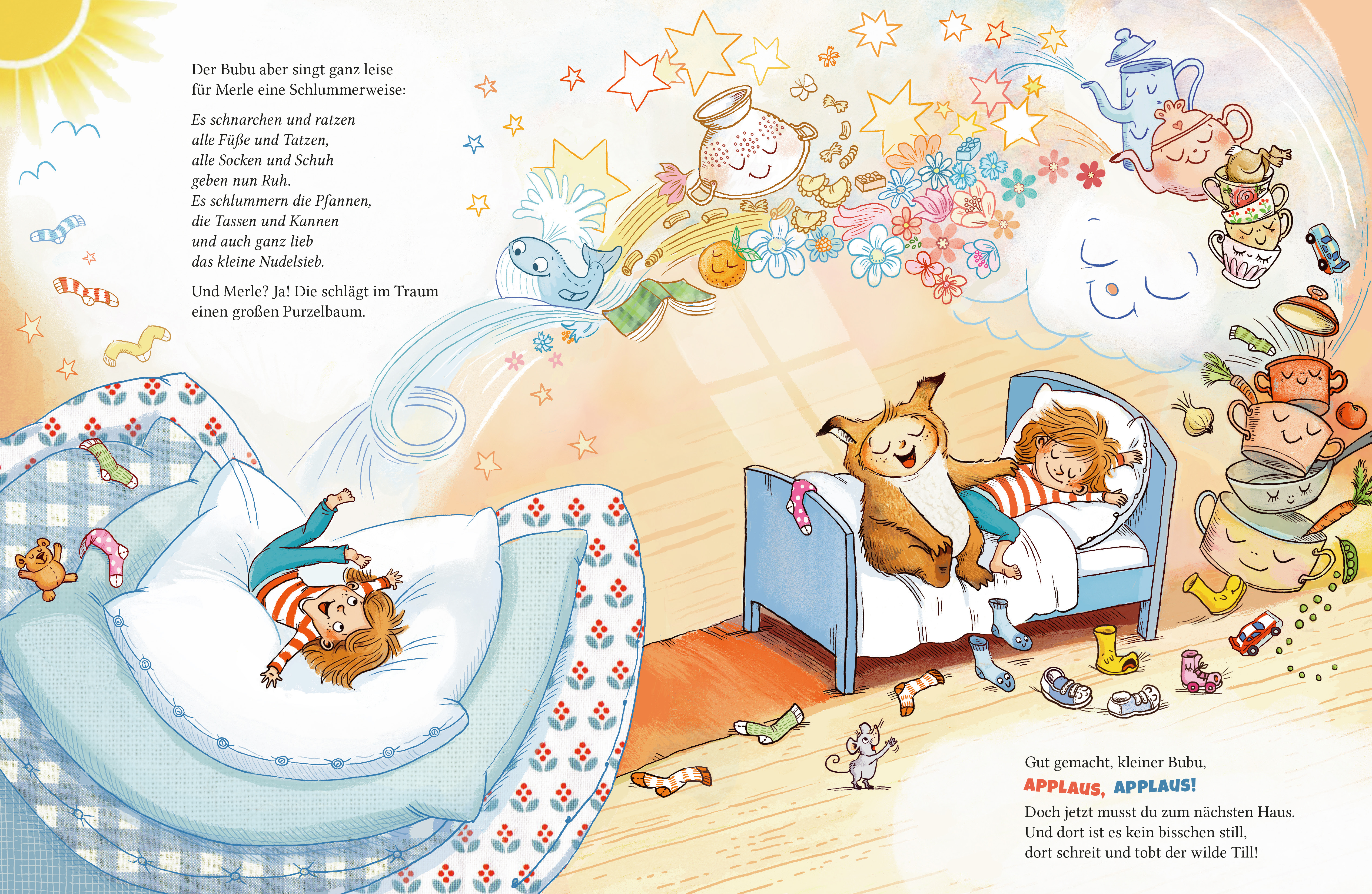 Libro illustrato Dickreiter in cartone multicolore