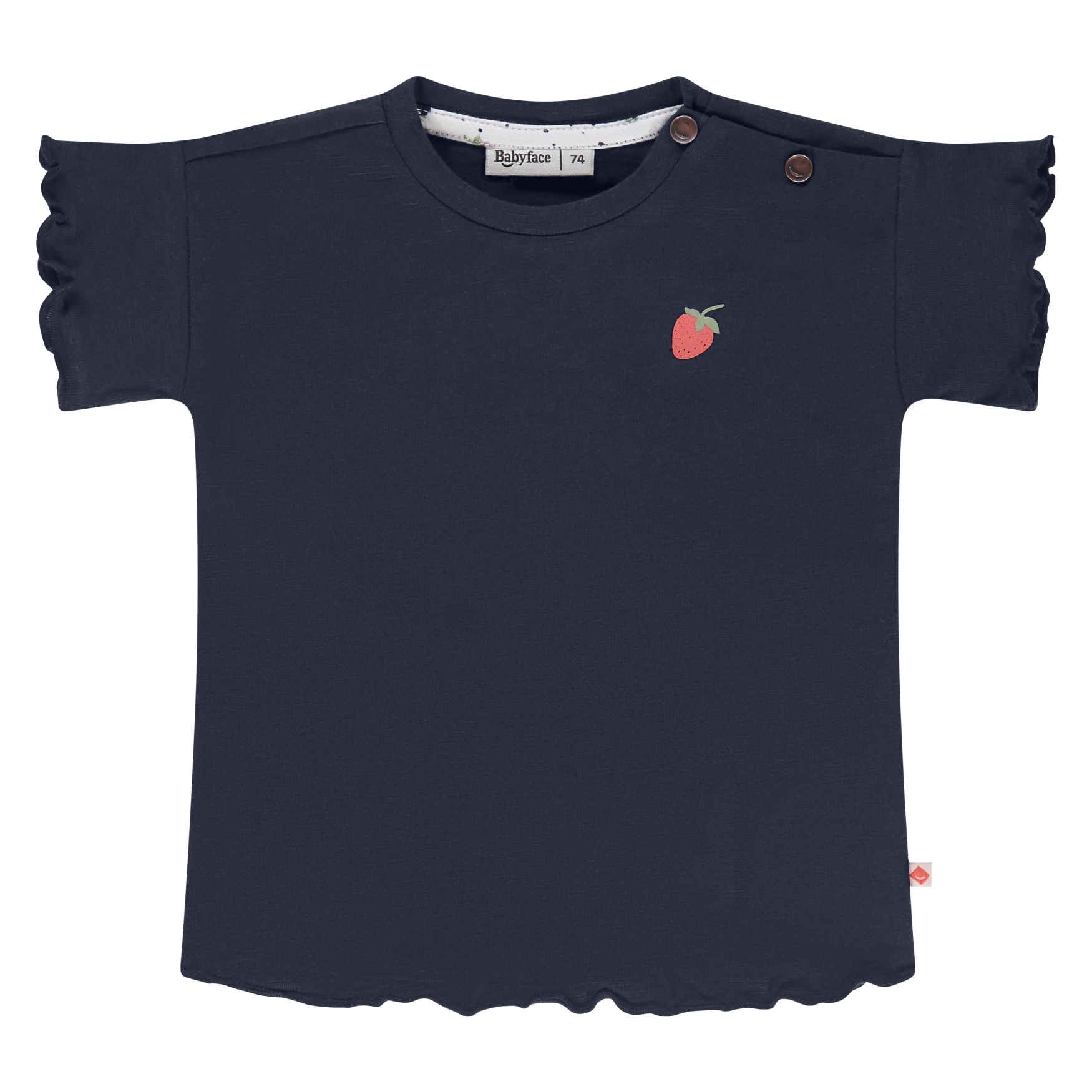 T-Shirt Babyface blau Baumwolle Elasthan