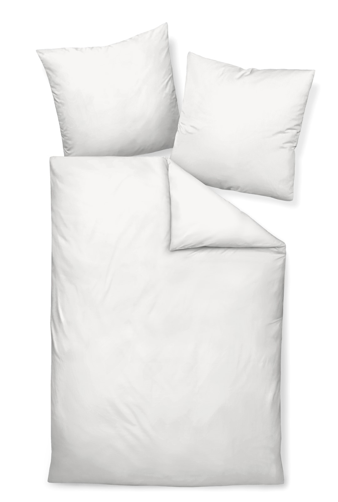 Bettwäsche Colors weiss Mako-Satin