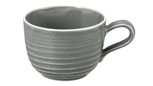 Kaffeeobertasse TERRA grau