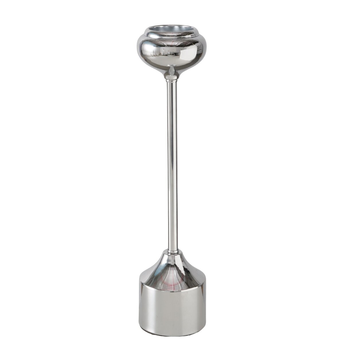 Kerzenhalter Donus silber Metall