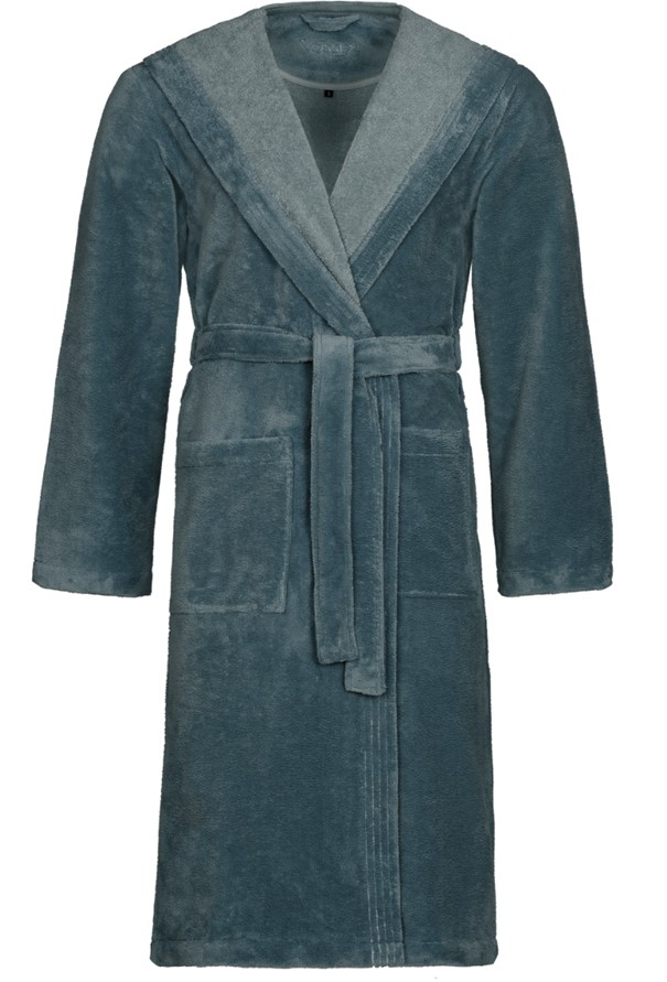 Bademantel Lynn cadet blue Frottee