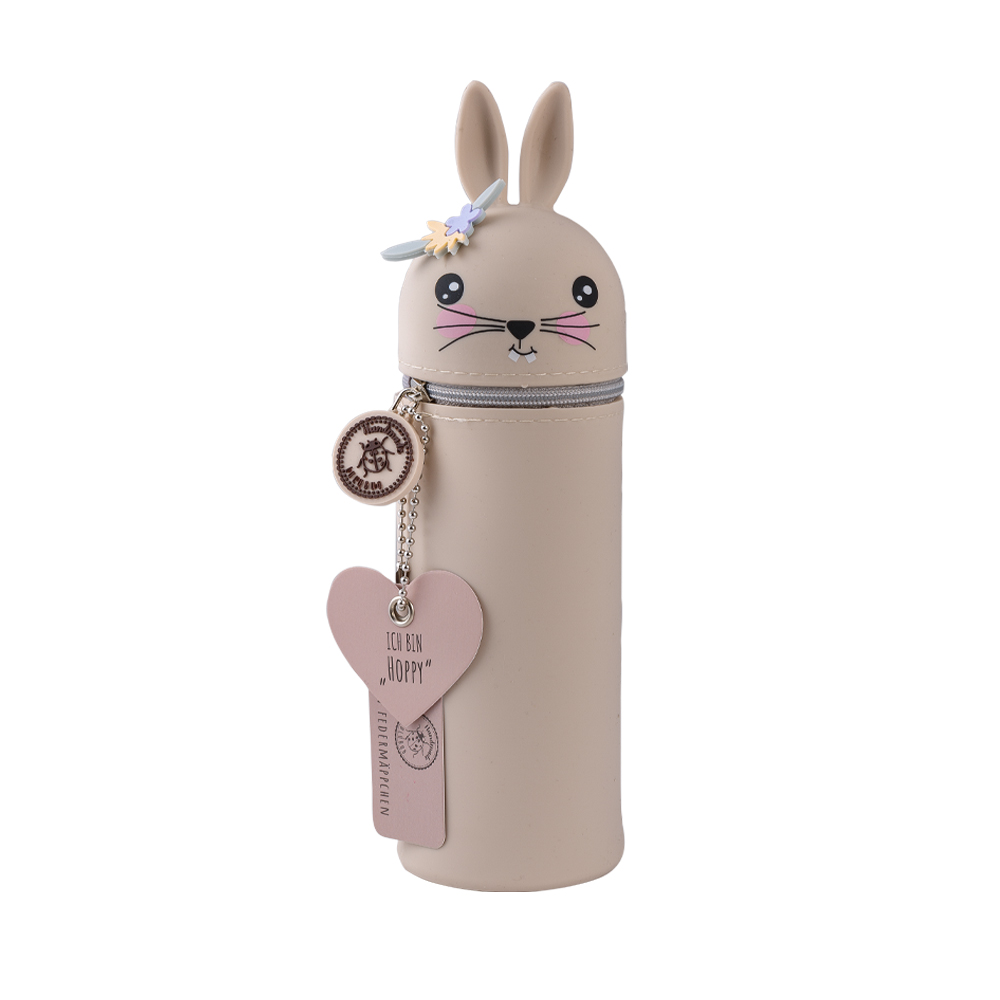 Tiermäppchen Hase Hoppy Spring Animals braun Silikon