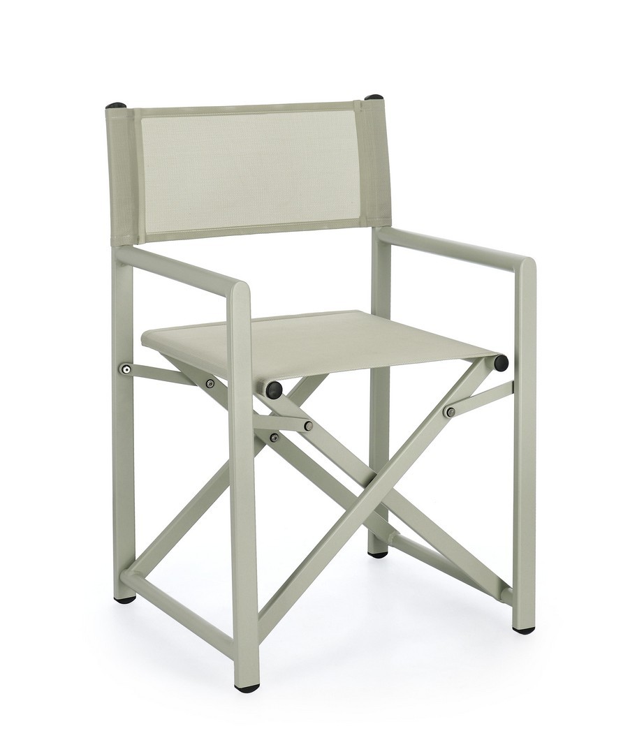 Outdoor Stuhl Taylor grün Textilene Aluminium