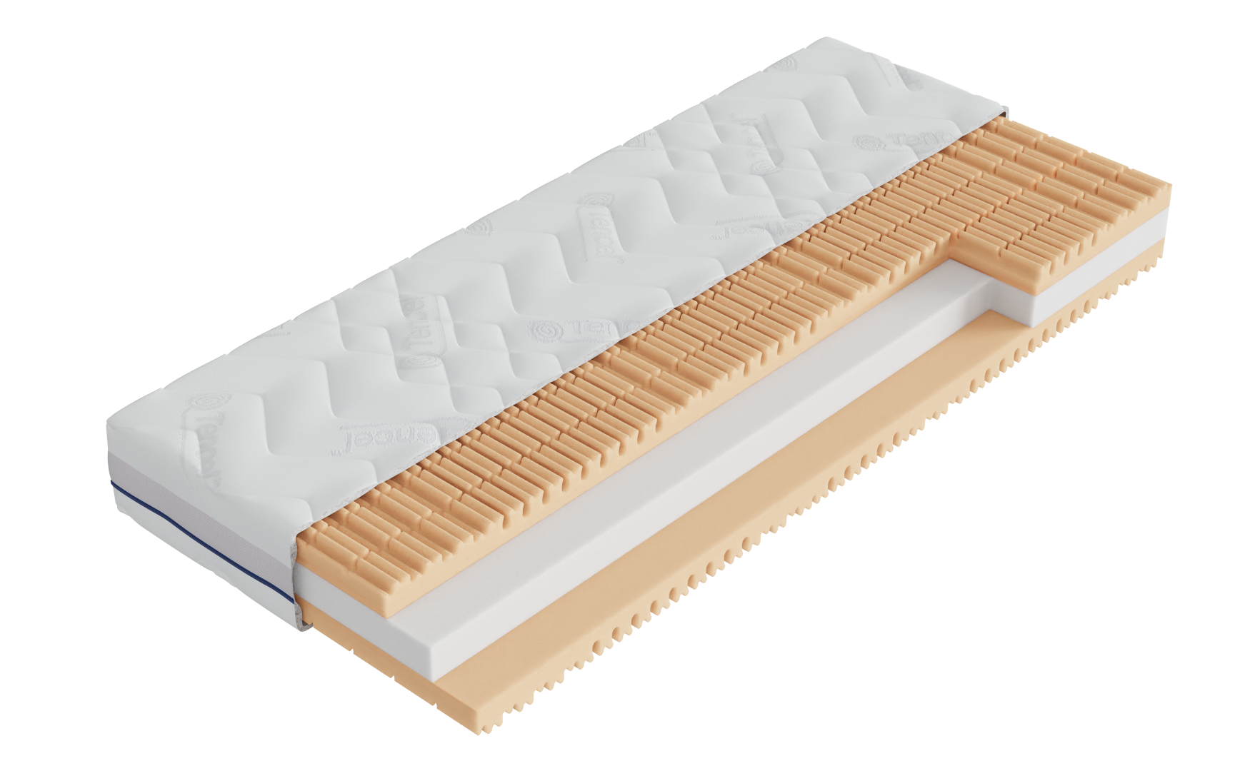 Materasso Cautela KS22 bianco in schiuma fredda