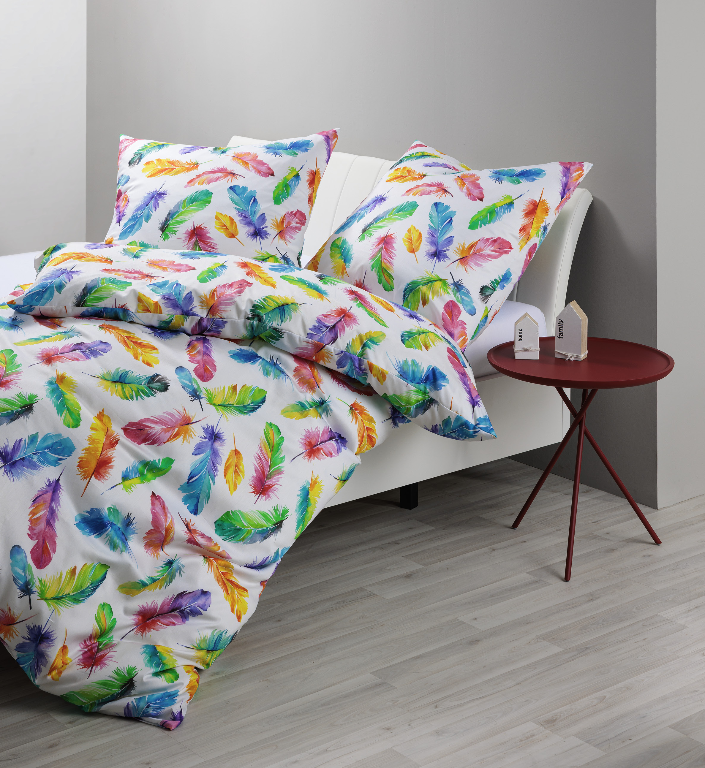 Biancheria da letto arte moderna S multicolore stile testo