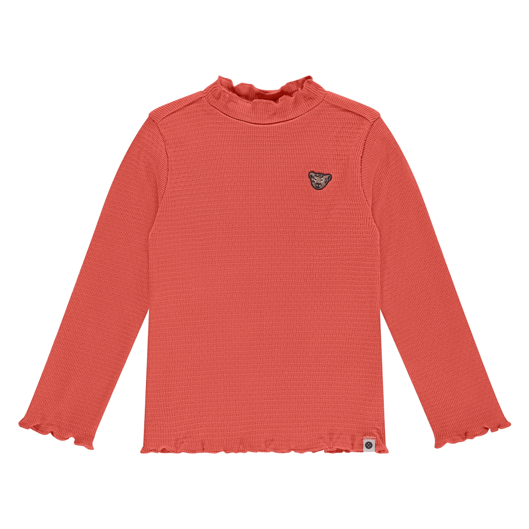 Camicia a maniche lunghe Girls Stains and Stories in cotone rosso
