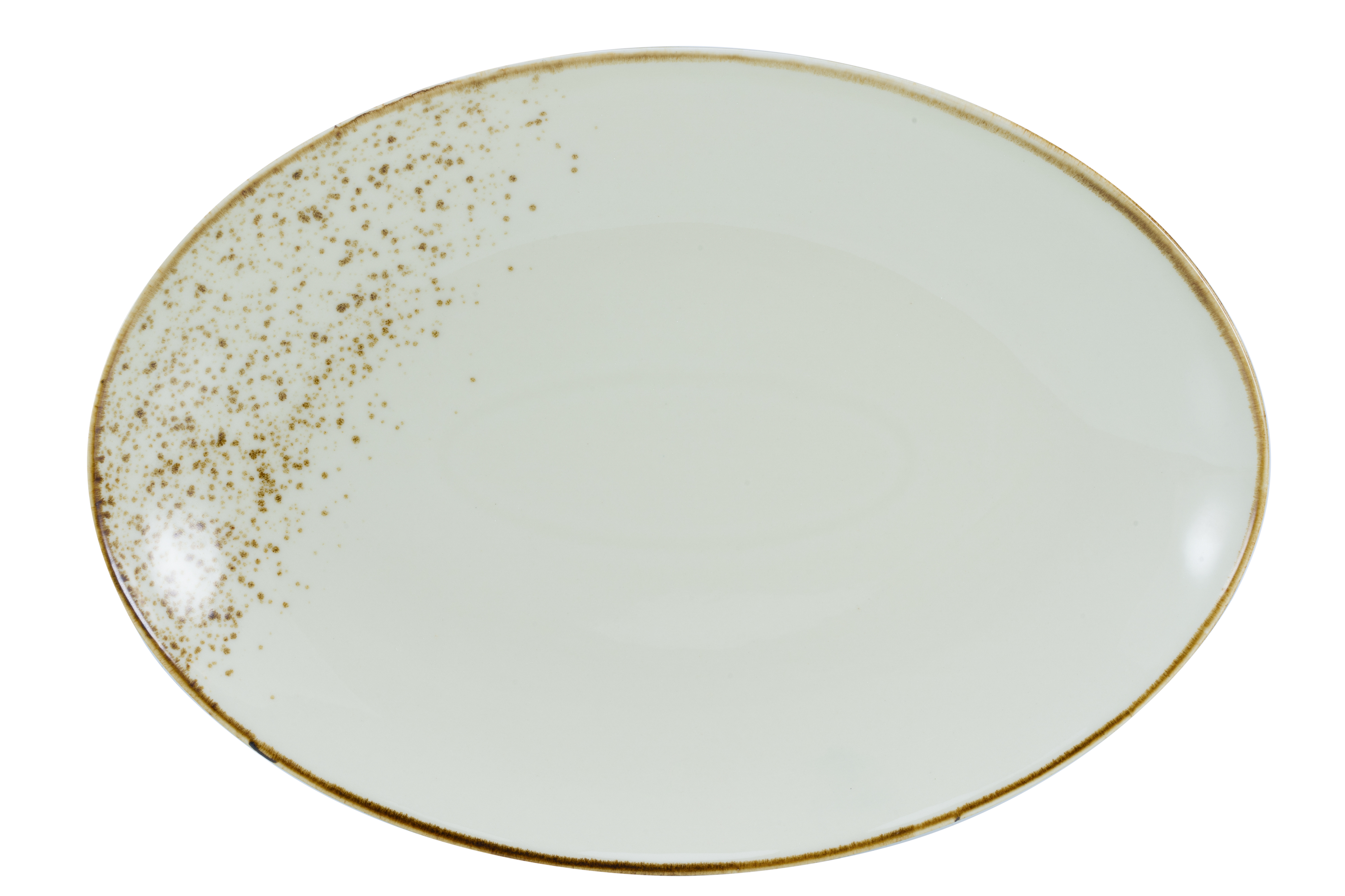 Servierplatte NATURE COLLECTION Earth B25/H4/D35cm
