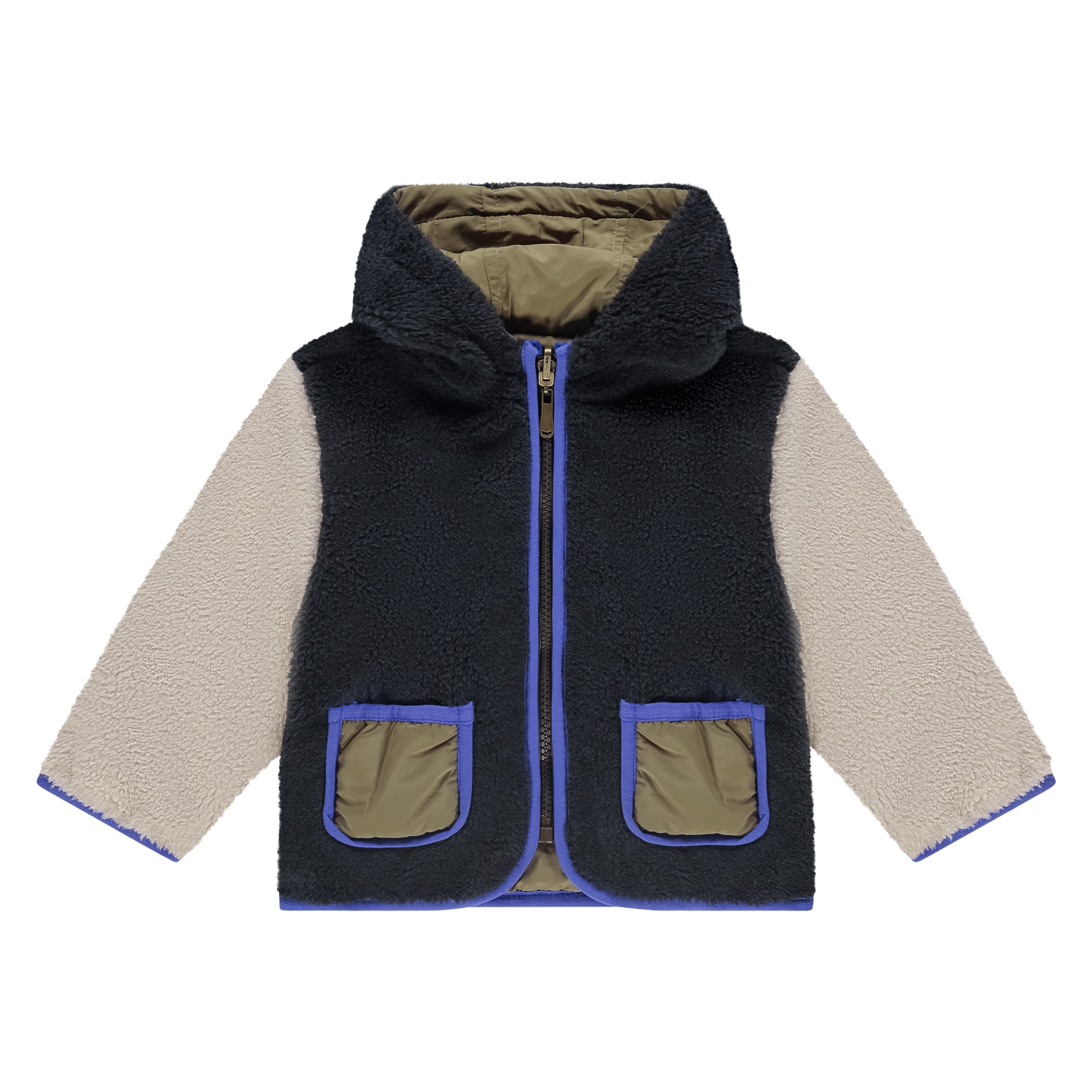Giacca Boys Babyface blu in poliestere