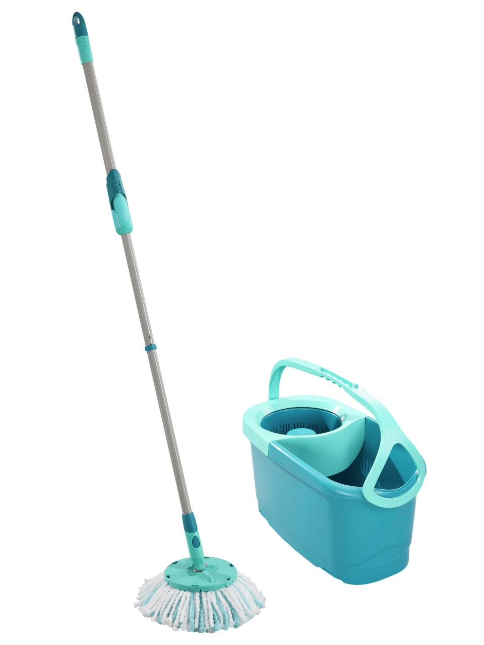 Wischmop-Set Clean Twist Disc Mop Ergo blau/türkis Kunststoff