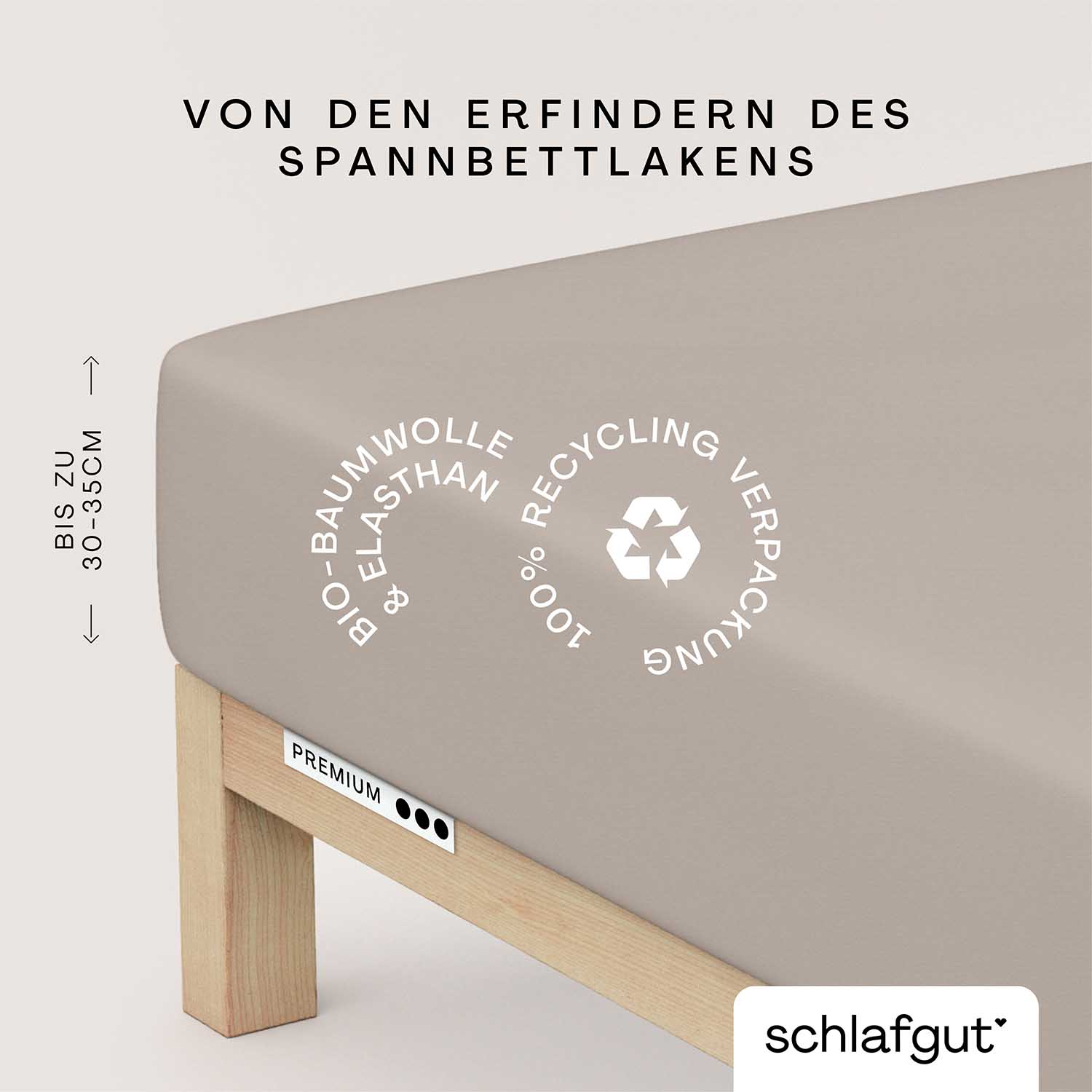 Spannbettlaken Premium  non colour Jersey-Elasthan
