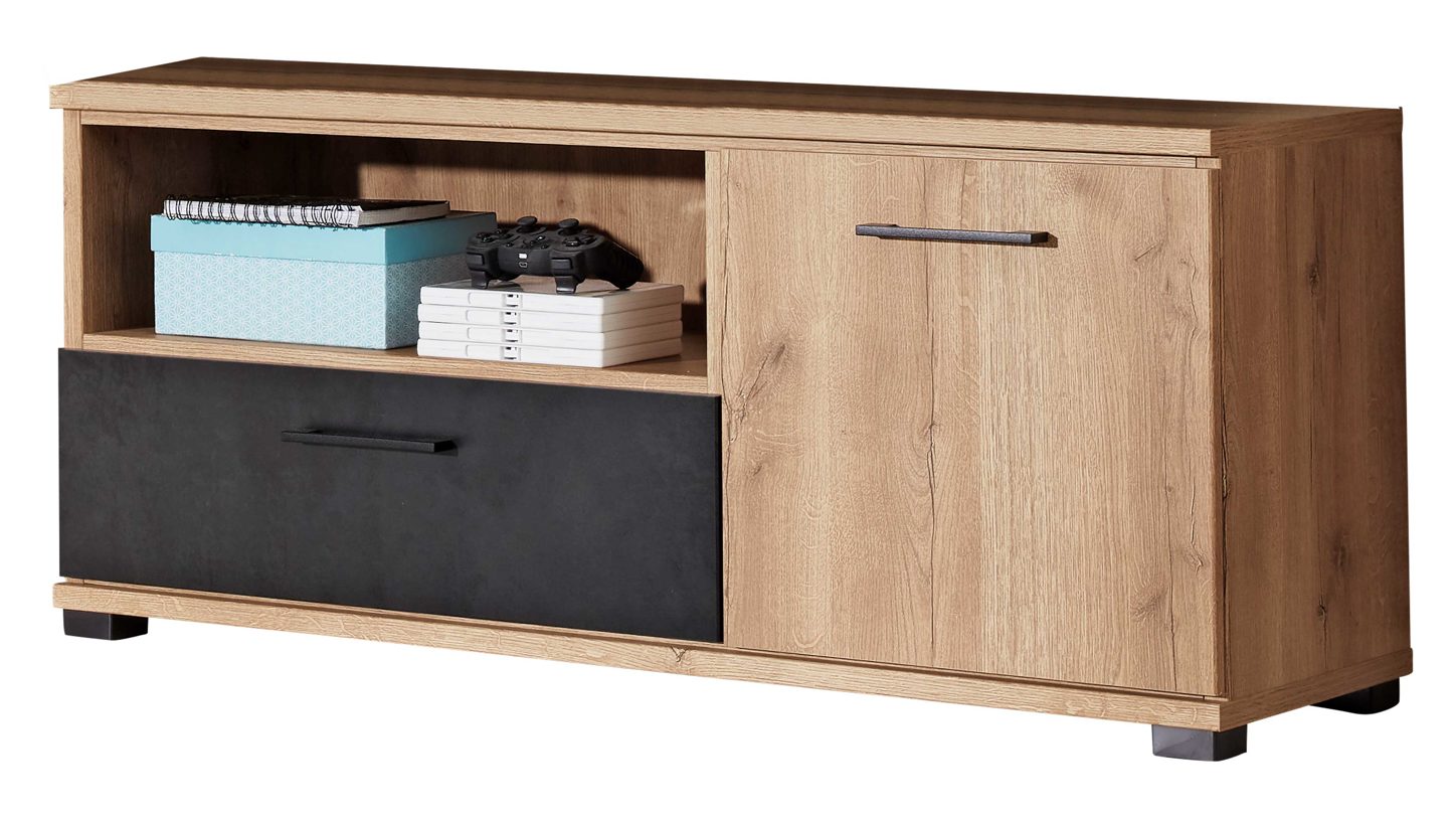 Base TV Interliving 1701 rovere antracite