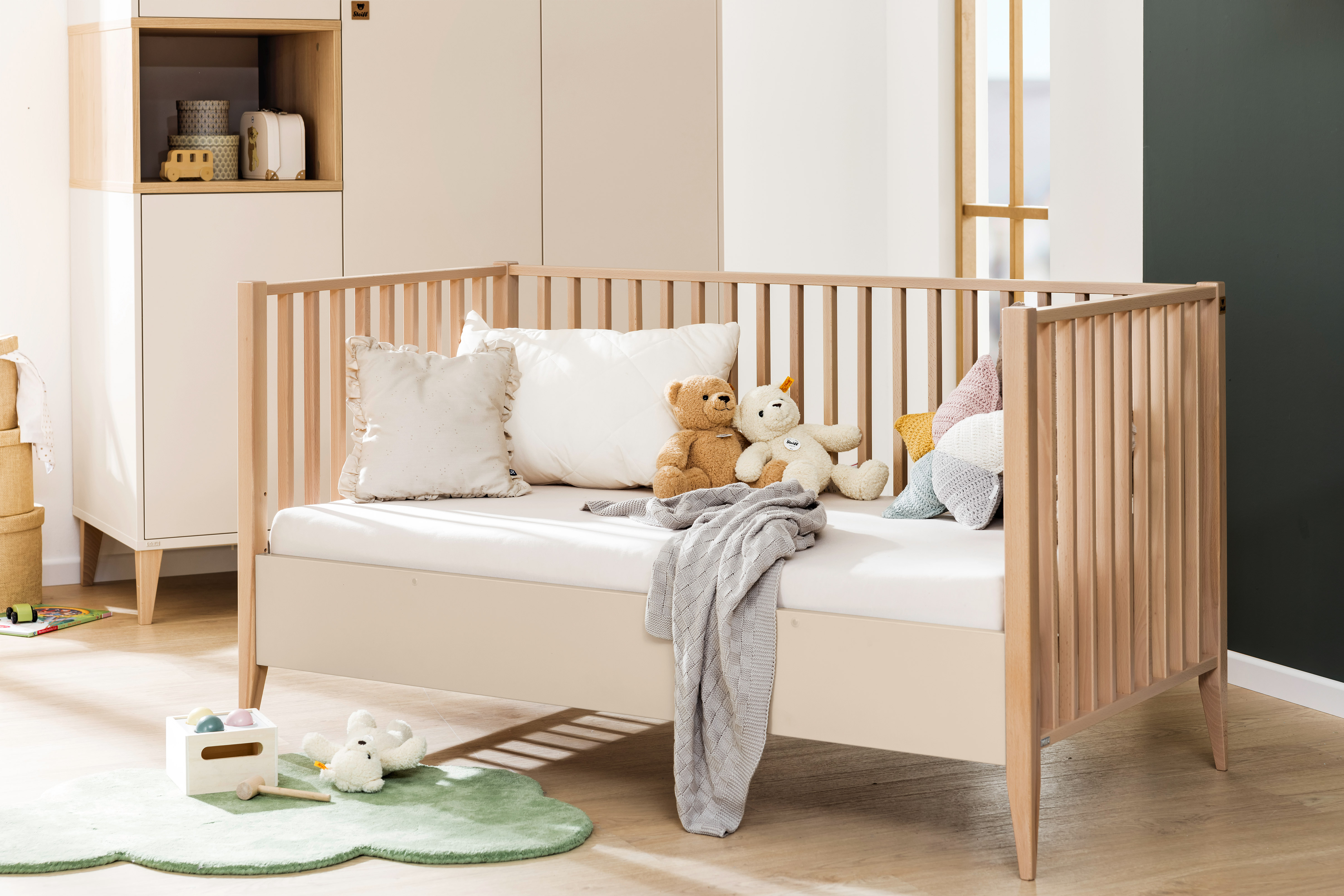 Babybett Mila&Ben Naturholz