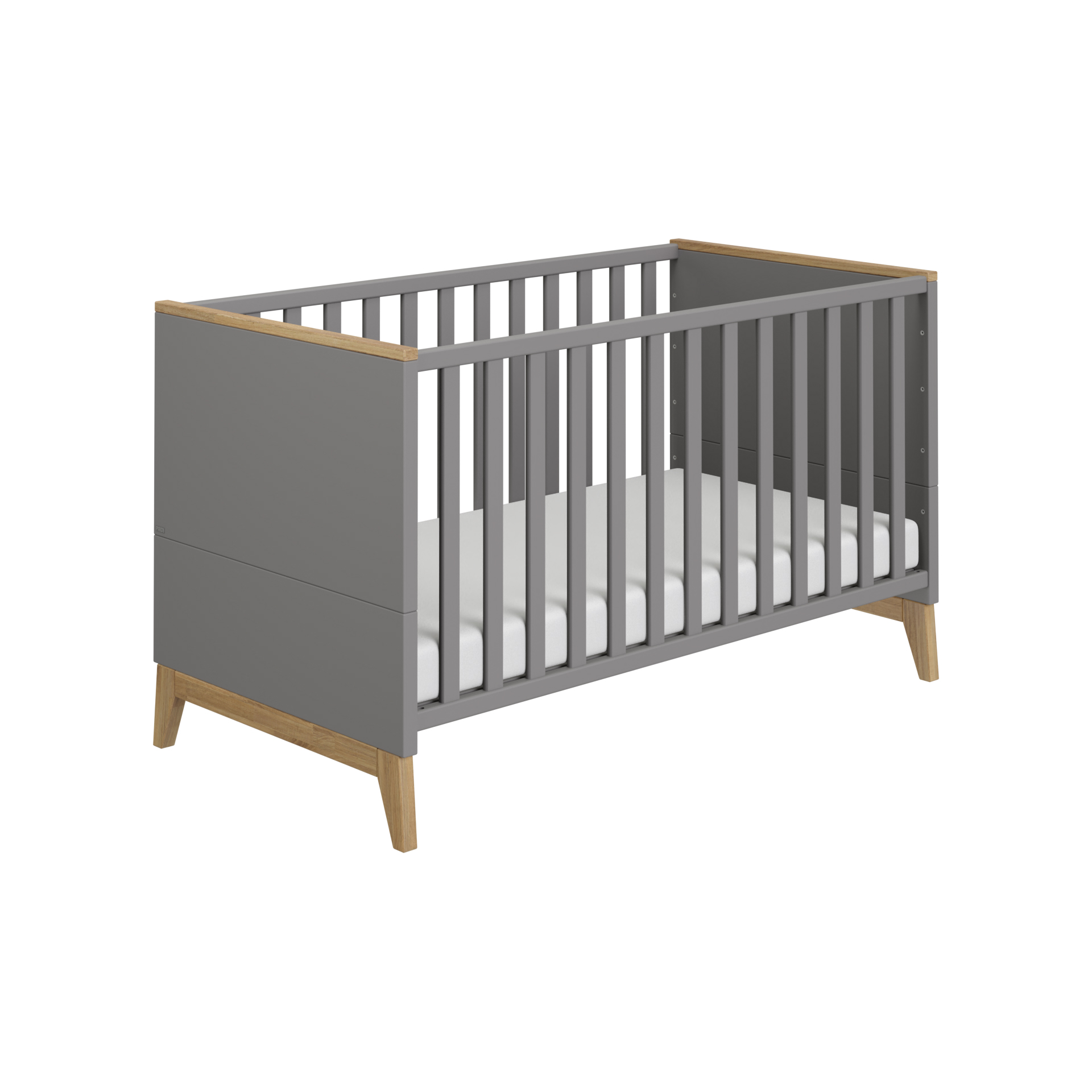 Kinderbettgestell Sten grau Eiche